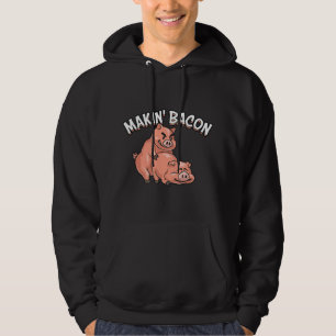 Lustig Speck für Männer Frauen Cooles Schwein Spec Hoodie