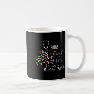 Lustig strahlen wie ein Ruflicht Krankenschwester Kaffeetasse