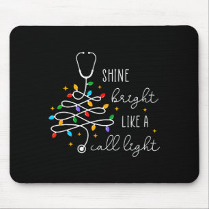 Lustig strahlen wie ein Ruflicht Krankenschwester Mousepad