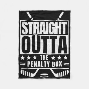 Lustig Straight Outta The Penalty Box Kinder Hocke Fleecedecke