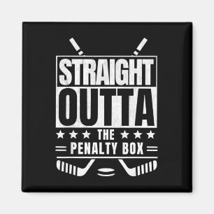 Lustig Straight Outta The Penalty Box Kinder Hocke Magnet