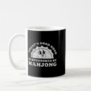 Lustig Süß Retro Vintage Mahjong Kaffeetasse