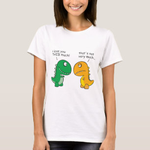 Lustig-t-Rex-klein-ArmCartoon T-Shirt