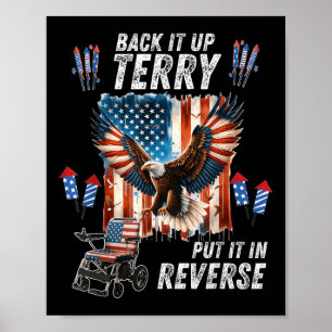 Lustig, Terry zurücksetzen, Rückwärtsgang einlegen Poster
