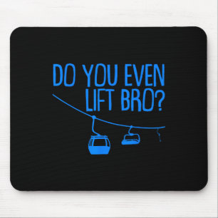 Lustig, trainierst du überhaupt, Bruder-Geschenk, Mousepad