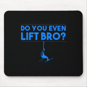 Lustig, trainierst du überhaupt, Bruder-Geschenk, Mousepad