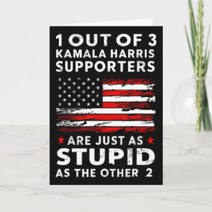Lustig Trump 1 Von 3 Kamala Harris Anhänger Fe Karte