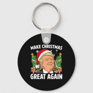 Lustig Trump 2024 Mach Weihnachten wieder großarti Schlüsselanhänger