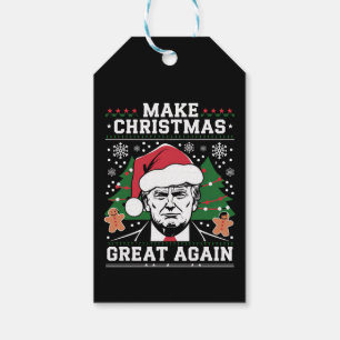 Lustig Trump 2024 Macht Weihnachten wieder großart Geschenkanhänger