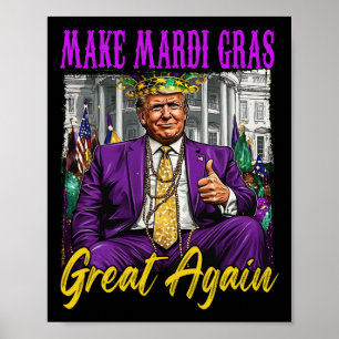 Lustig Trump 47 macht Mardi Gras wieder großartig  Poster