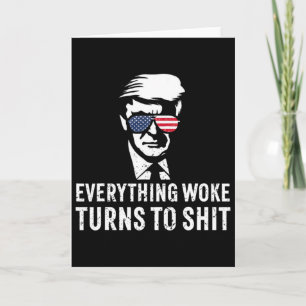 Lustig Trump Alles Woke Wird Zu Zitat Karte