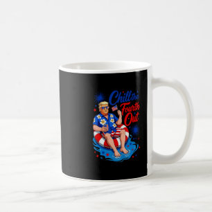 Lustig Trump Chill The Fourth Out Kaffeetasse