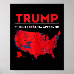 Lustig Trump Diese Karte Ist Von Santa Genehmigt S Poster