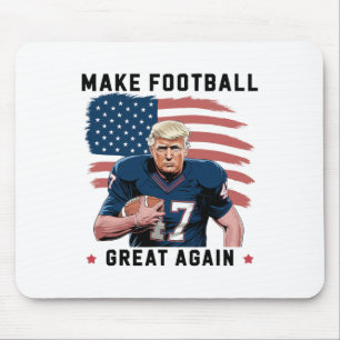 Lustig Trump Fußball Macht Amerikanisch Fußball Wi Mousepad