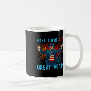 Lustig Trump macht 4. Juli wieder großartig Feuerw Kaffeetasse