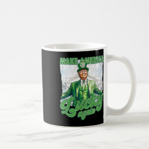 Lustig Trump macht St. Patrick's Day wieder großar Kaffeetasse