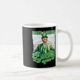 Lustig Trump macht St. Patrick's Day wieder großar Kaffeetasse