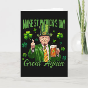 Lustig Trump macht St. Patrick's Day wieder großar Karte
