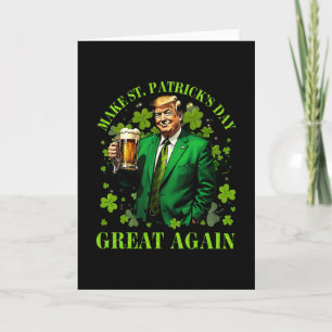 Lustig Trump macht St. Patrick's Day wieder großar Karte