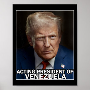 Lustig Trump spielt Präsident von Venezuela  Poster