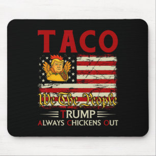Lustig Trump Taco Trump kneift immer 18 Mousepad