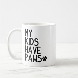 Lustig und niedlich haben meine Kinder Tatzen Kaffeetasse
