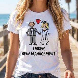 Lustig unter neuer Leitung - Braut Flitterwochen T-Shirt