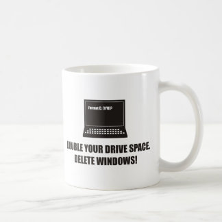 Lustig - verdoppeln Sie Ihren Antriebsraum. Kaffeetasse