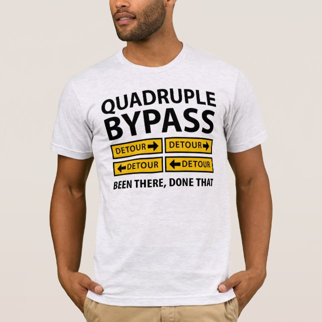 Lustig vervierfachen Sie T-Shirt (Vorderseite)