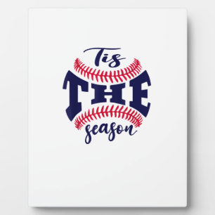 Lustig Vintage Die Zeit Ist Da Baseball Ist Mein F Fotoplatte