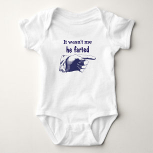 Lustig war es nicht ich, den er Farted Baby Strampler