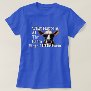 Lustig "Was auf dem Bauernhof passiert..." T-Shirt