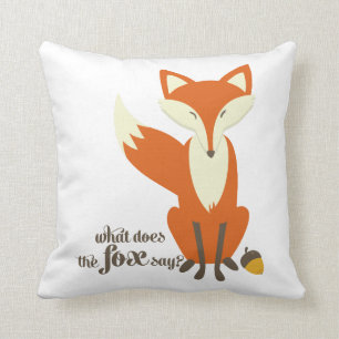 Lustig, was den Fox tut, Illustrations-Kissen zu Kissen