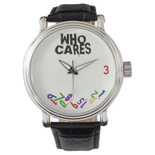 Lustig, wer fallende Zahluhr sich interessiert Armbanduhr