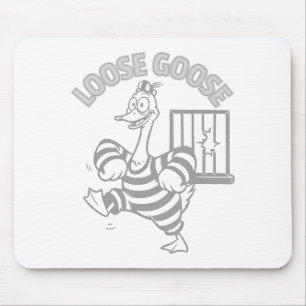 Lustig Wer ließ die Gans raus Hübscher Knastvogel Mousepad