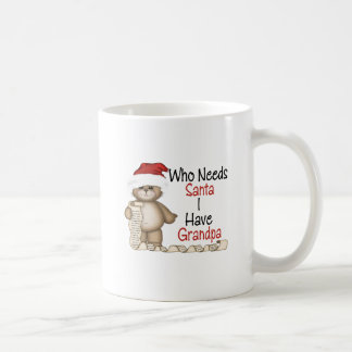 Lustig, wer Sankt-Großvater benötigt Kaffeetasse