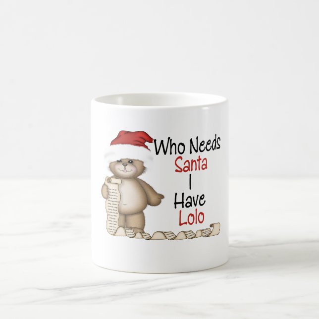Lustig, wer Sankt Lolo benötigt Kaffeetasse (Mittel)