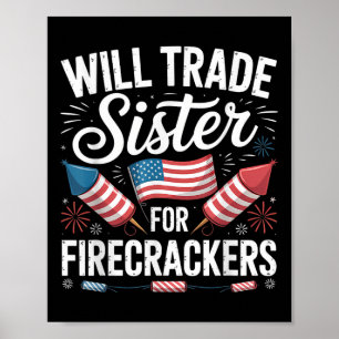 Lustig Wird Schwester Für Feuerwerkskörper Usa 4. Poster