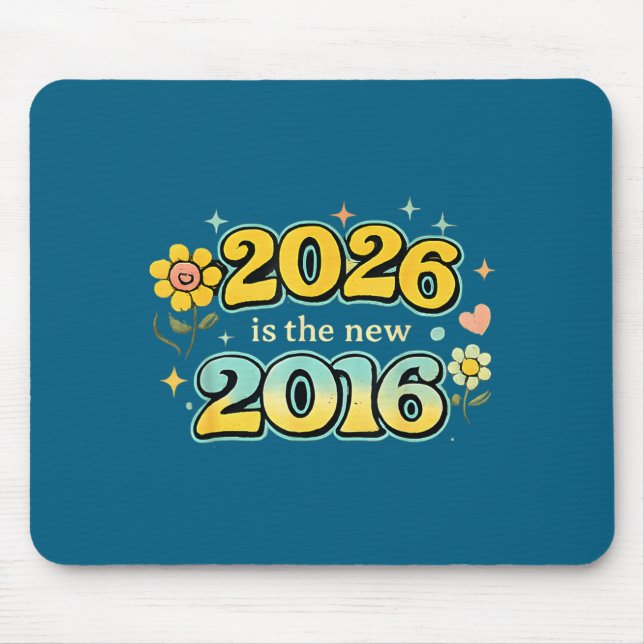 Lustige 2016 Nostalgie Vibes Kultur Mousepad (Vorne)