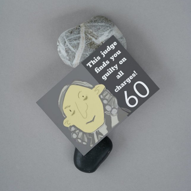 lustige 60. Geburtstagskarte Karte (Von Creator hochgeladen)