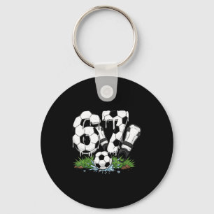 Lustige 67 Fußball Drip Nummer 67 Fußball Schlüsselanhänger