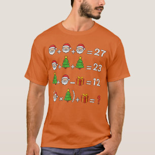 Lustige 67 Meme Weihnachten Matheacher Santa Si Se T-Shirt