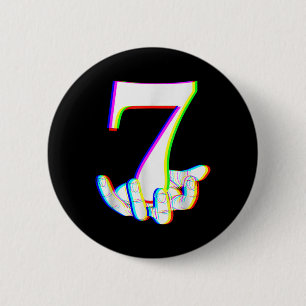 Lustige 67 Six Seven Meme Paar passende Halloween  Button