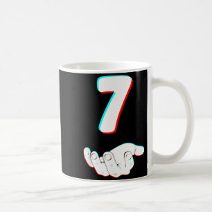 Lustige 67 Six Seven Meme Paar passende Halloween Kaffeetasse