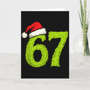 Lustige 67 Weihnachten Six Seven Meme 6 7 Teenager Karte