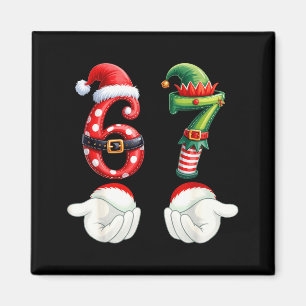 Lustige 67 Weihnachtspyjamas Six Seven Meme 6 7 El Magnet