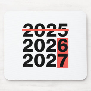 Lustige 6 7 Party Frohes Neues Jahr 2026 2027 67 M Mousepad