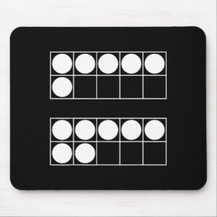 Lustige 6 7 Zahl Lehrer Schüler Sechs Sieben Meme  Mousepad