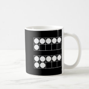 Lustige 6 7 Zahl Mathe Lehrer Schüler Sechs Sieben Kaffeetasse