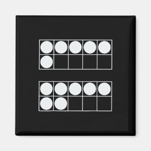 Lustige 6 7 Zahl Mathematik Lehrer Schüler Sechs S Magnet
